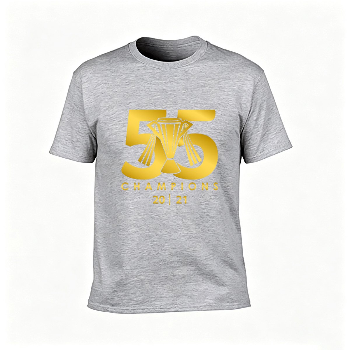 55 Champions 2021 Gold Trophy T-Shirt Men's Sport Tee - Image 3