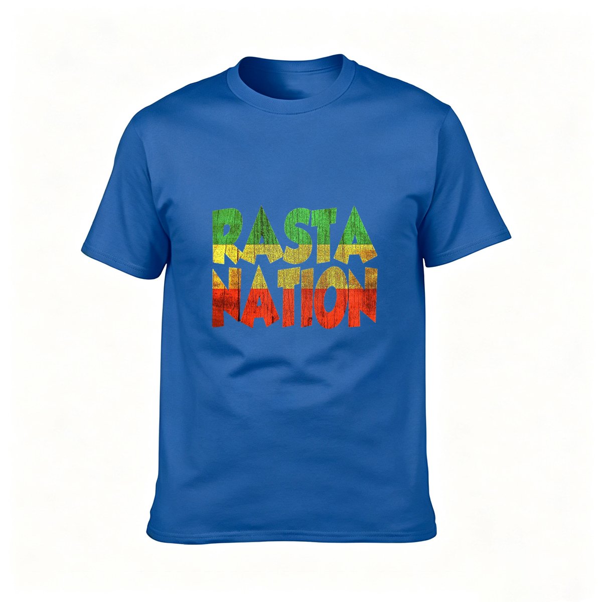 Rasta Nation T-Shirt Men's Black Reggae Style Graphic Tee - Image 4