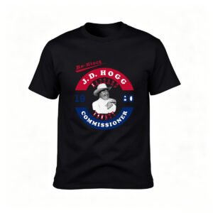 Re Elect J D Hogg Commissioner 1980 Men's T-Shirt