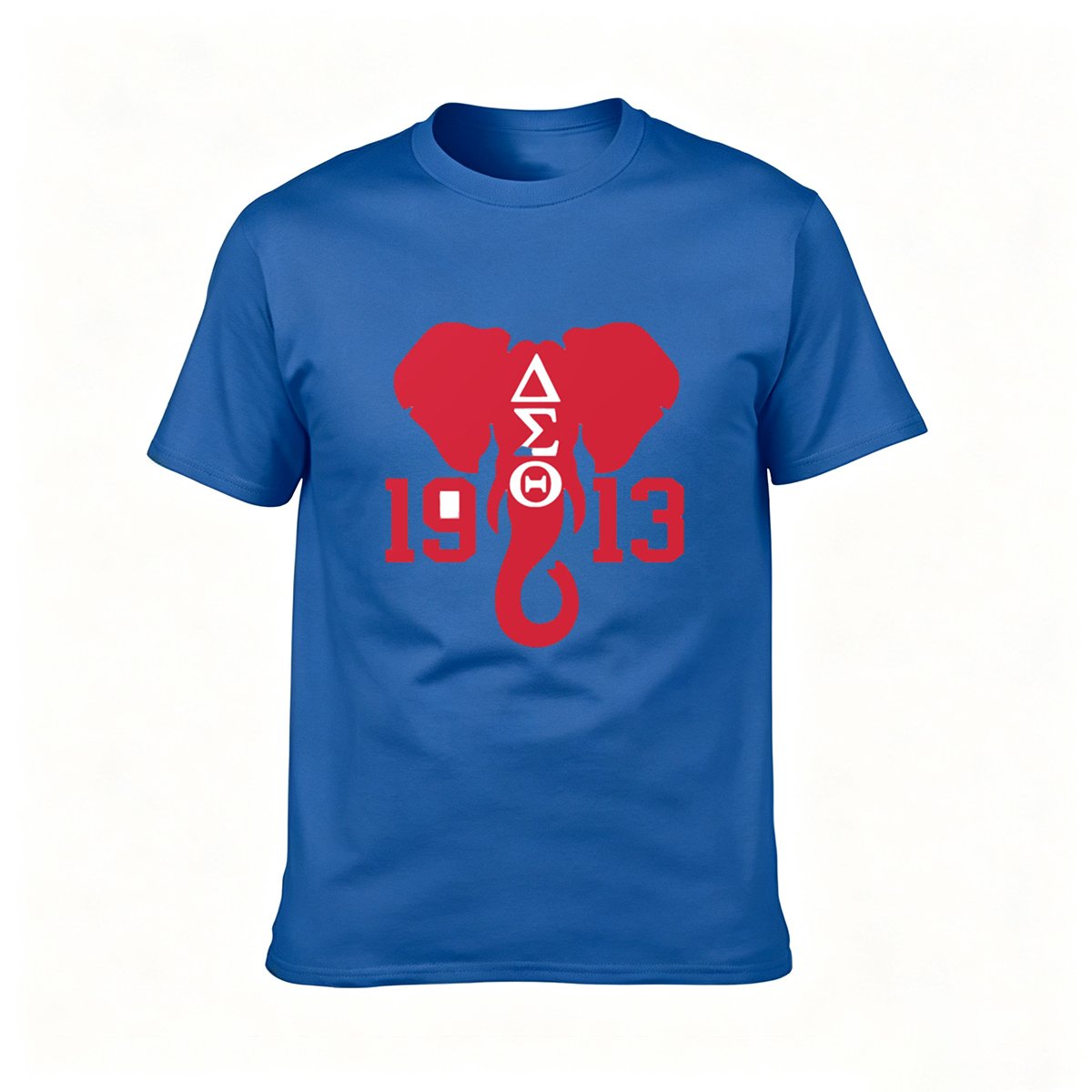Delta Sigma Theta Elephant 1913 Men's T-Shirt - Image 4