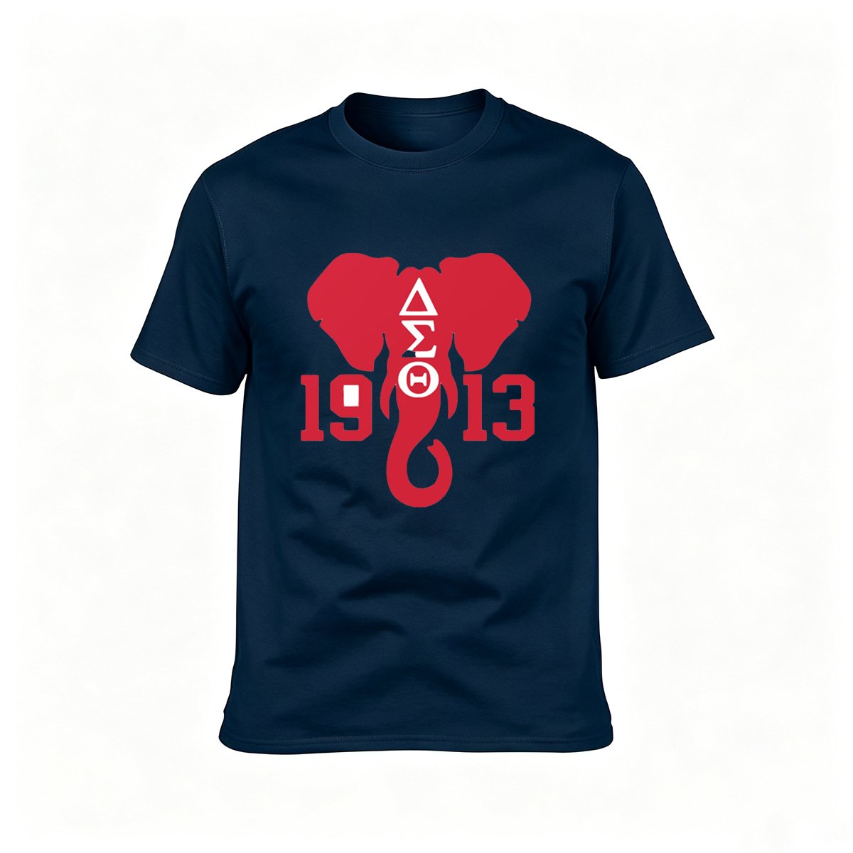 Delta Sigma Theta Elephant 1913 Men's T-Shirt - Image 7
