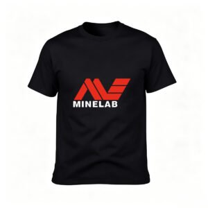 Minelab Logo T-Shirt Men's Black Casual Wear Gift