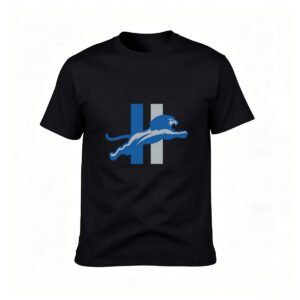 Detroit Lions NFL Football Team Logo Men's T-Shirt