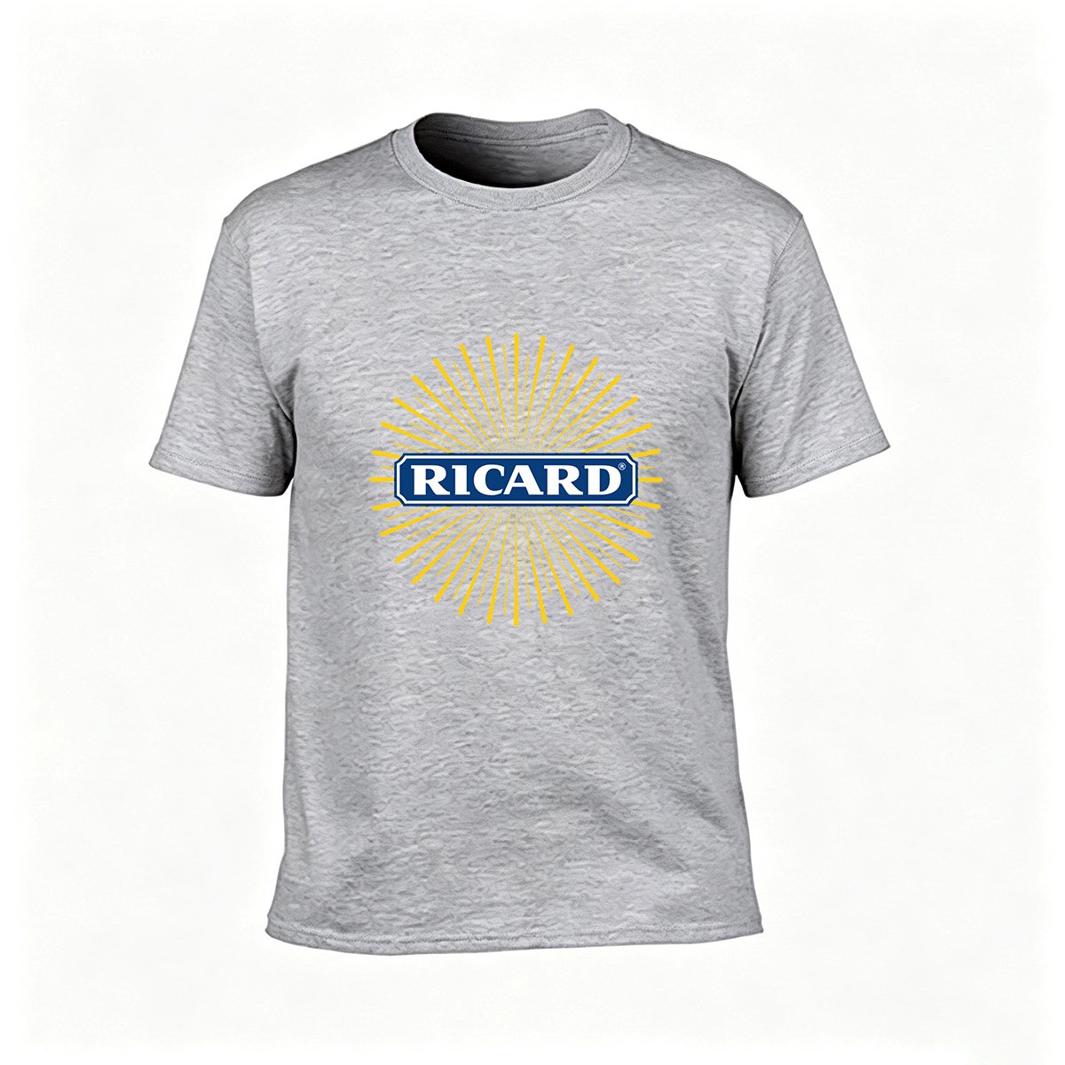 Ricard Logo T-Shirt Men's Black Casual Wear Gift - Image 3