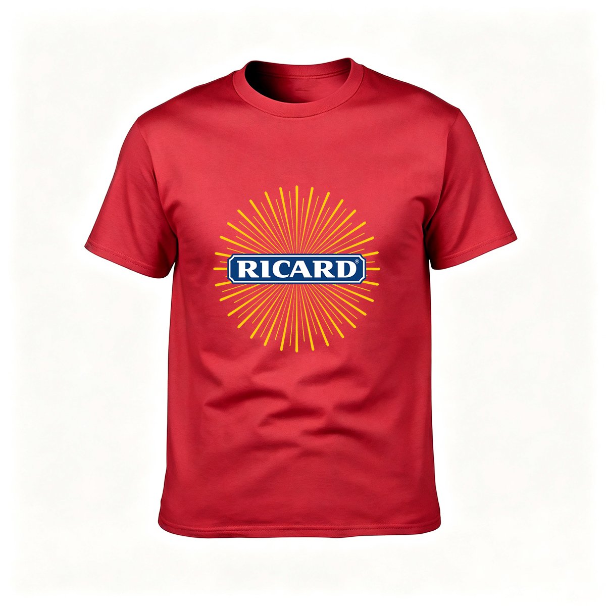 Ricard Logo T-Shirt Men's Black Casual Wear Gift - Image 5