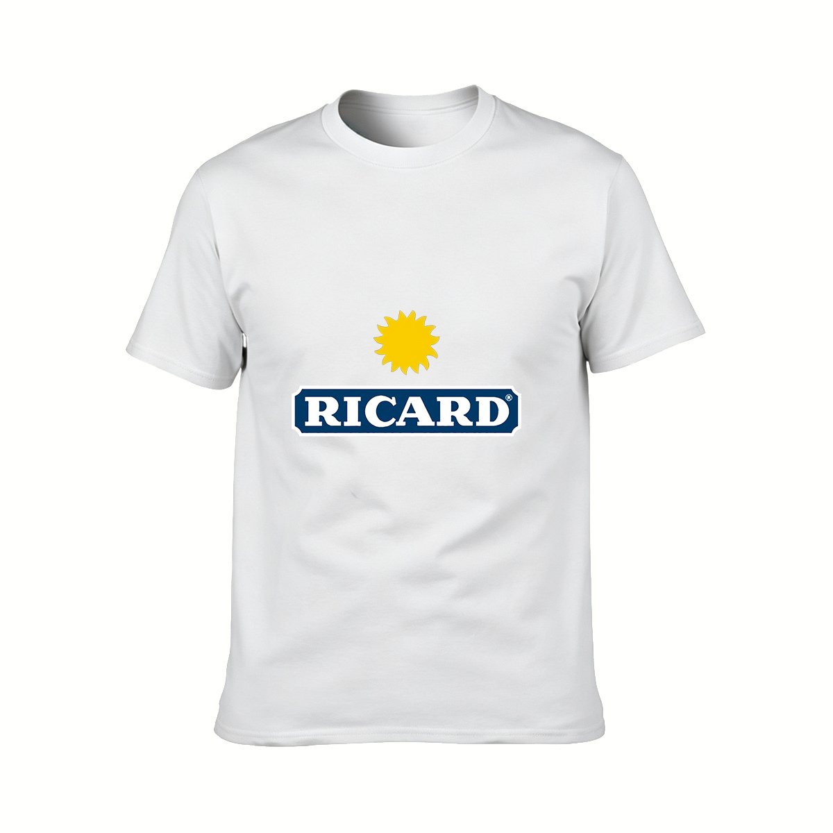 Ricard Logo T-Shirt Men's Black Casual Wear - Image 2