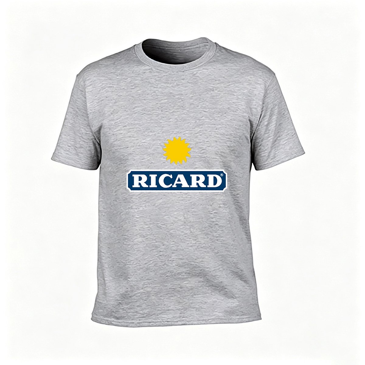 Ricard Logo T-Shirt Men's Black Casual Wear - Image 3