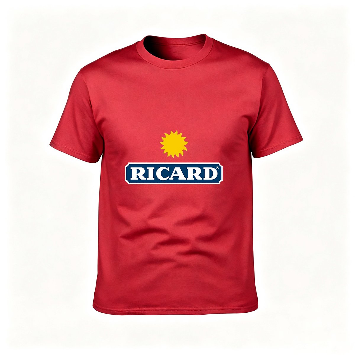 Ricard Logo T-Shirt Men's Black Casual Wear - Image 5