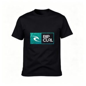 Rip Curl Logo T-Shirt Men's Black Surf Brand Tee