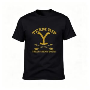 Team Rip Y Train Station Tours T-Shirt Men's Women's Casual Wear Gift