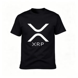 XRP Logo T-Shirt Men's Black Crypto Fashion Gift