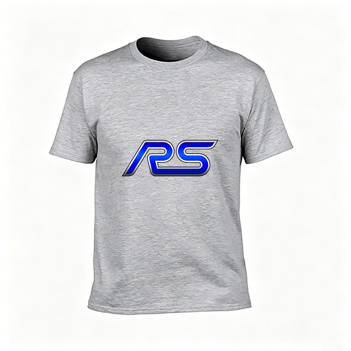 RS Logo Men's T-Shirt Black Blue Design Casual Wear - Image 3