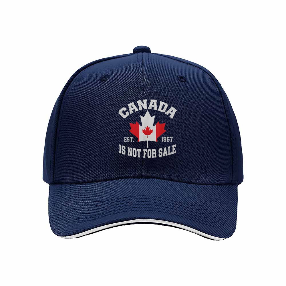 Canada Not For Sale Men's Baseball Cap Patriotic Gift Hat - Image 2
