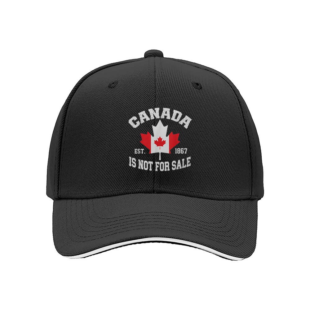 Canada Not For Sale Men's Baseball Cap Patriotic Gift Hat - Image 3
