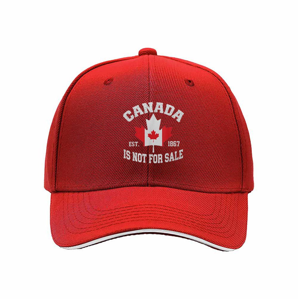 Canada Not For Sale Men's Baseball Cap Patriotic Gift Hat - Image 6