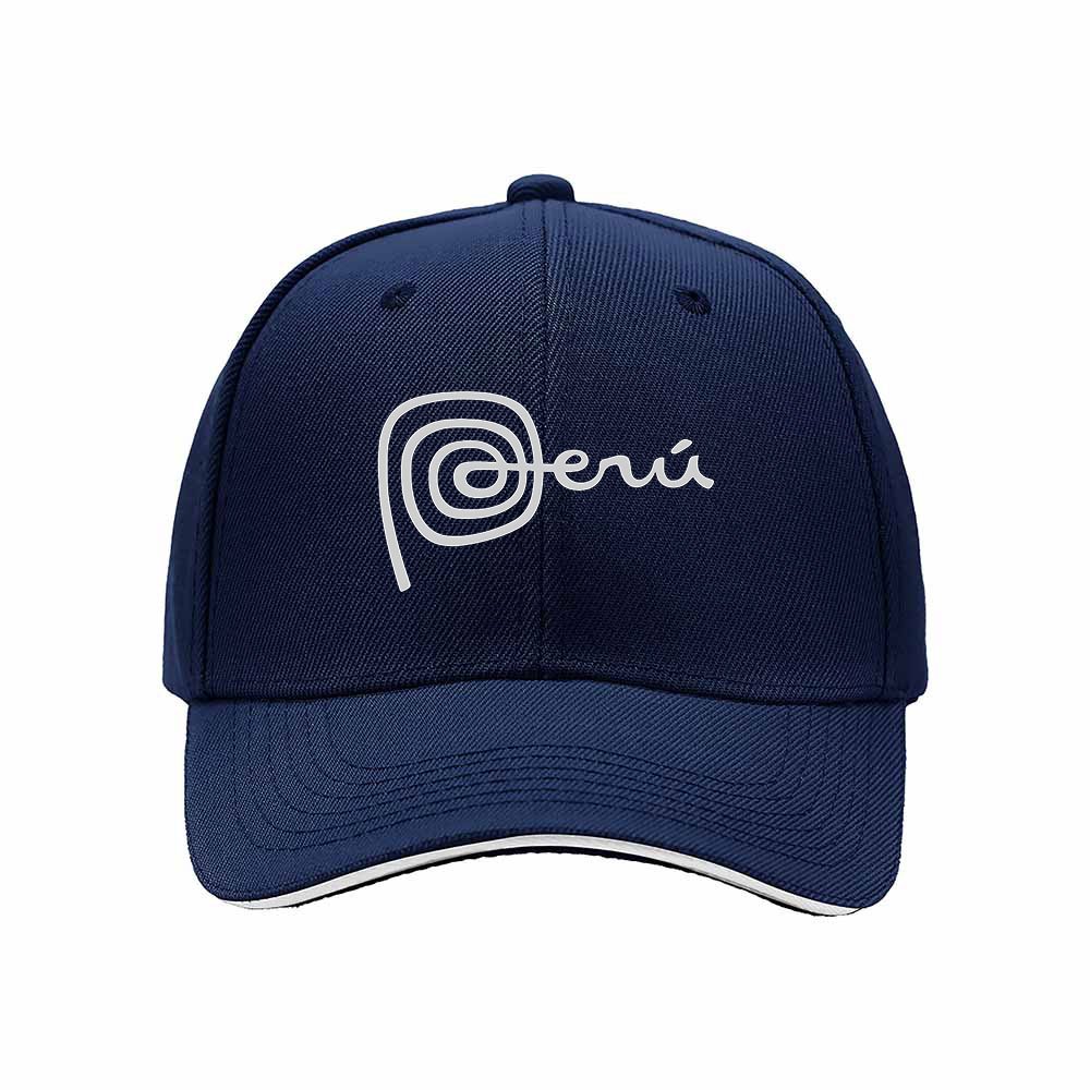 Peru Logo Baseball Cap Men Women Travel Gift Hat - Image 2