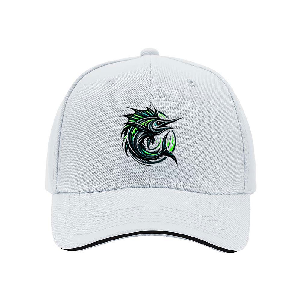 Black Fishing Marlin Logo Baseball Cap Men's Women's Gift Outdoor Sport Hat - Image 5