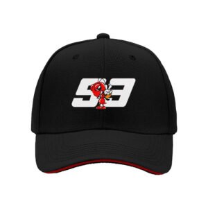 Men's Women's Baseball Cap 59 Number Cartoon Character Design Gift