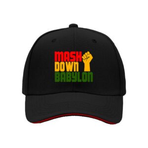 Mask Down Babylon Rasta Fist Baseball Cap Men Women Gift Hat