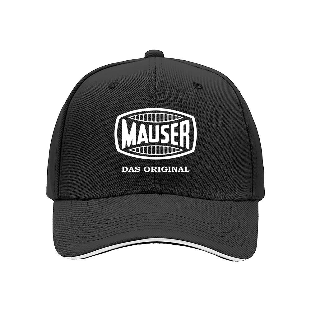 Mauser Das Original Men's Baseball Cap Black Red Trim - Image 3