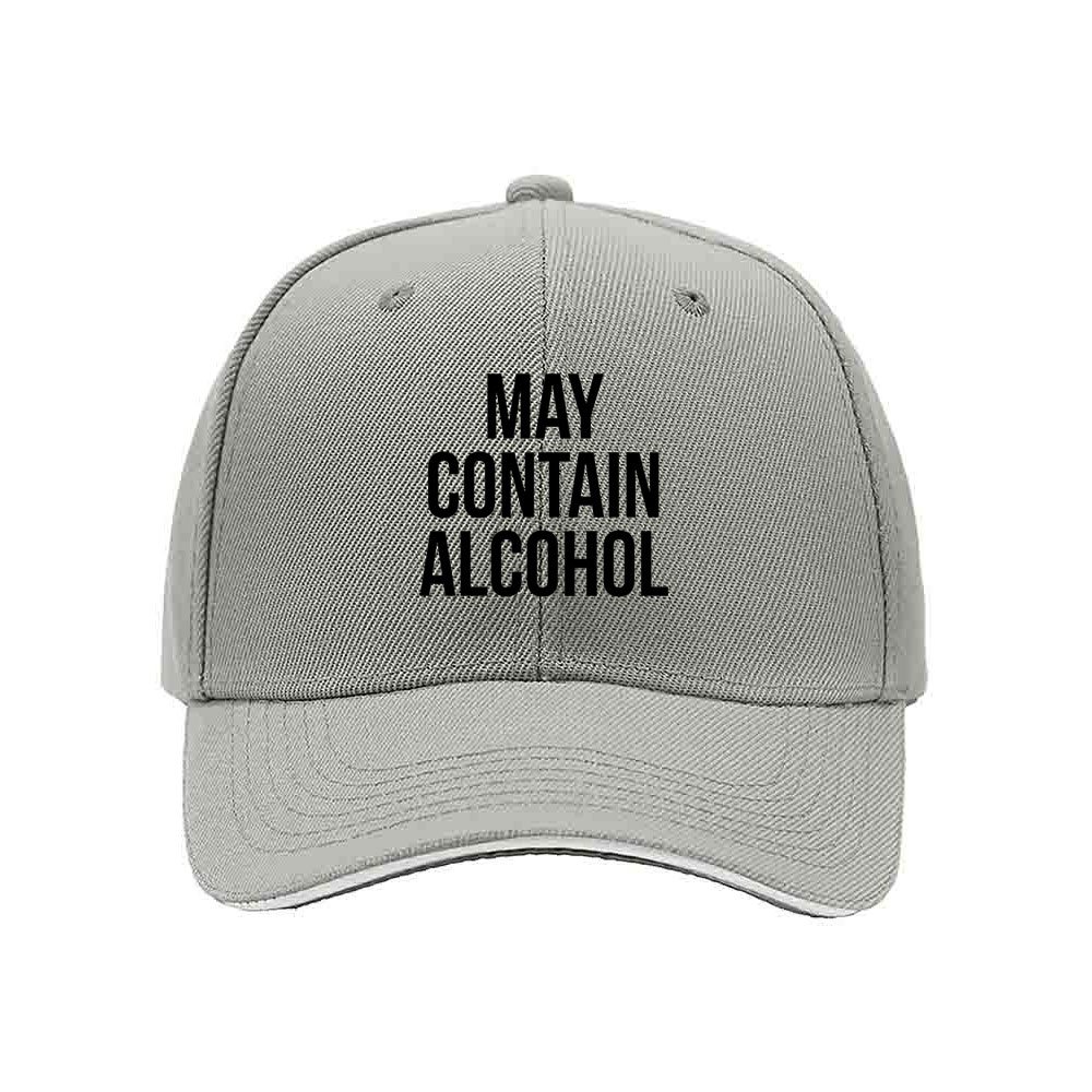 May Contain Alcohol Men's Baseball Cap Funny Gift Hat - Image 7