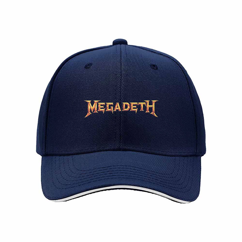 Megadeth Logo Men's Baseball Cap Black Metal Band Hat Gift - Image 2