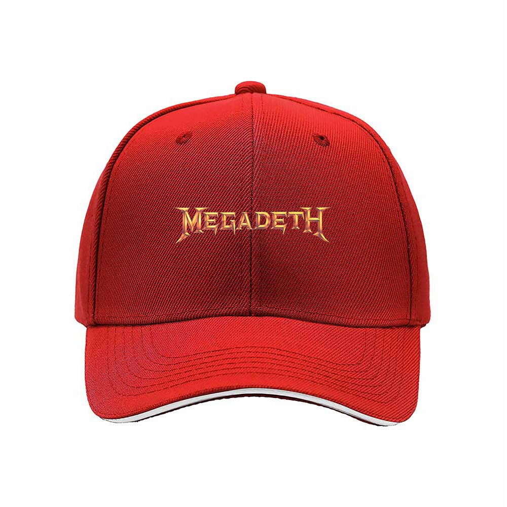 Megadeth Logo Men's Baseball Cap Black Metal Band Hat Gift - Image 6
