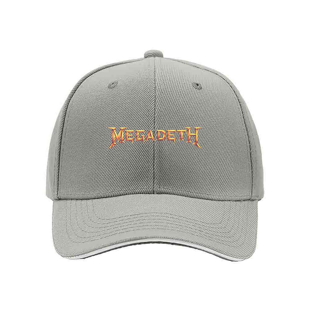 Megadeth Logo Men's Baseball Cap Black Metal Band Hat Gift - Image 7