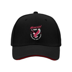 Memorial Day Eagle Cap Men's Women's Baseball Hat Remember Honor Gift