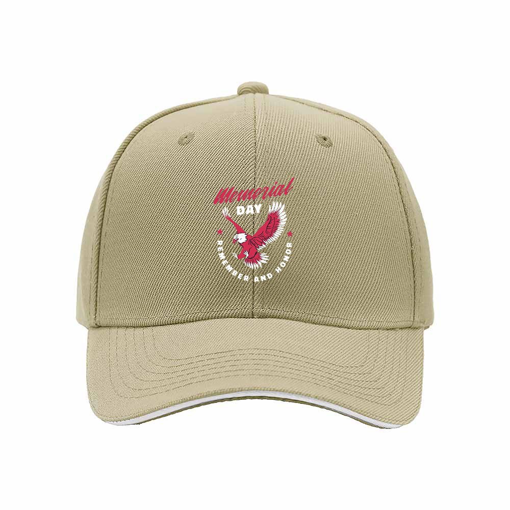 Memorial Day Eagle Cap Men's Women's Baseball Hat Remember Honor Gift - Image 4