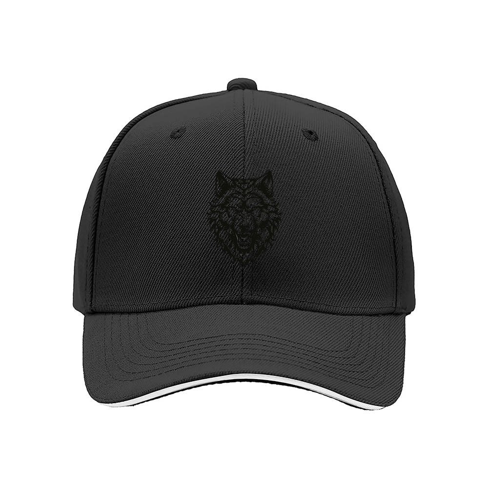 Black Tiger Embroidered Baseball Cap Men's Women's Gift Sport Hat - Image 3