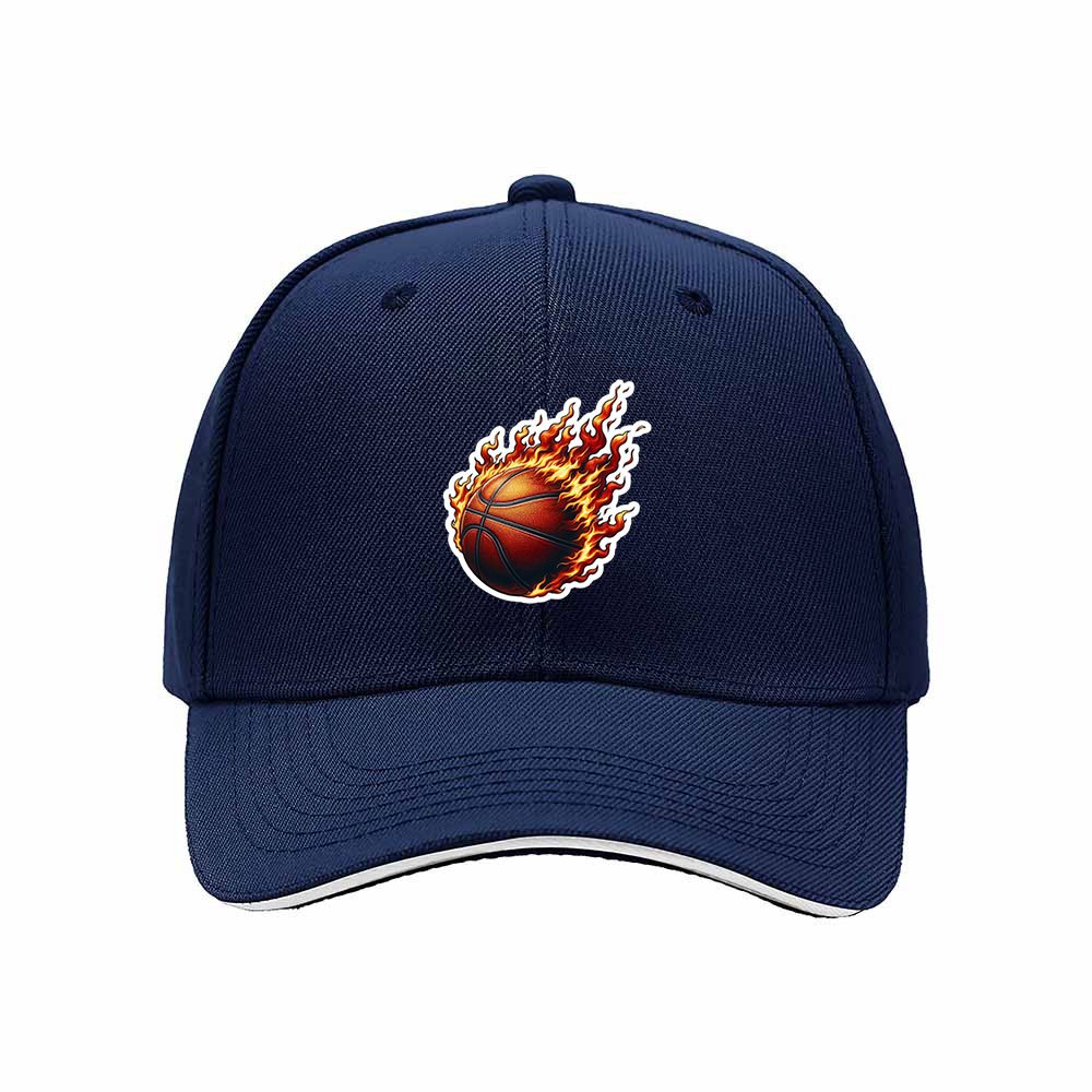 Miami Heat Basketball Flame Logo Men's Baseball Cap Gift for Fans - Image 2