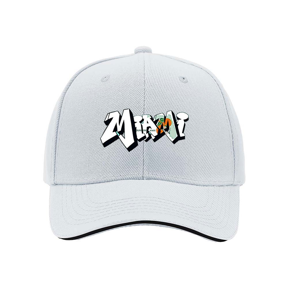 Miami Graffiti Print Baseball Cap for Men Women Casual Gift Hat - Image 5