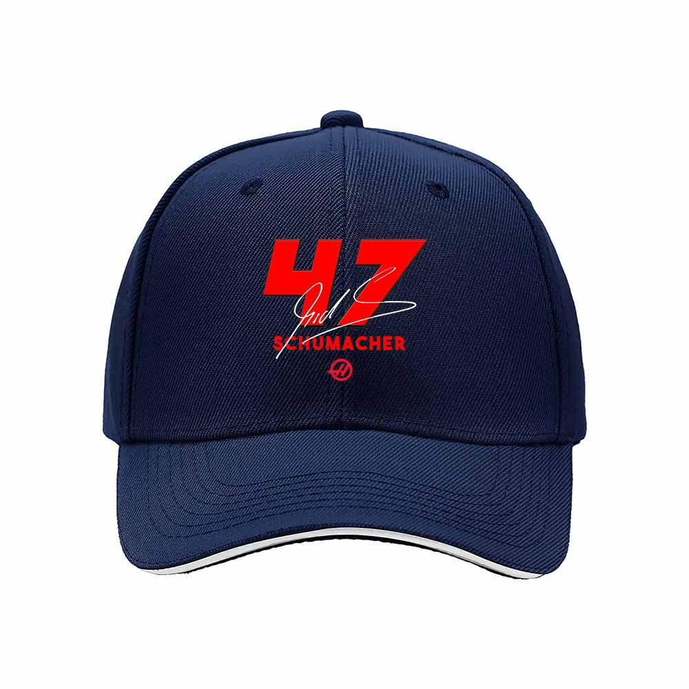 47 Schumacher Men's Baseball Cap Red Logo Gift Hat - Image 2