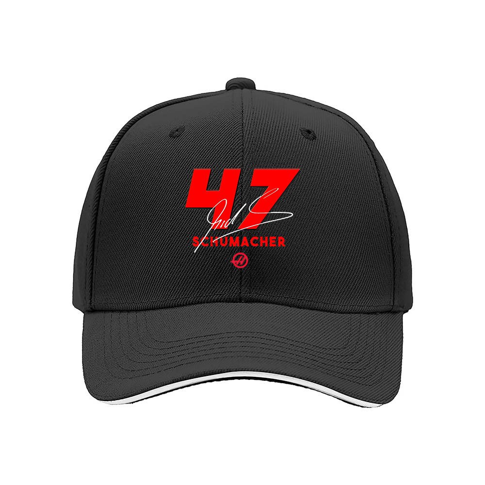 47 Schumacher Men's Baseball Cap Red Logo Gift Hat - Image 3