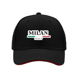 Milan Italy Flag Baseball Cap Men Women Gift Hat
