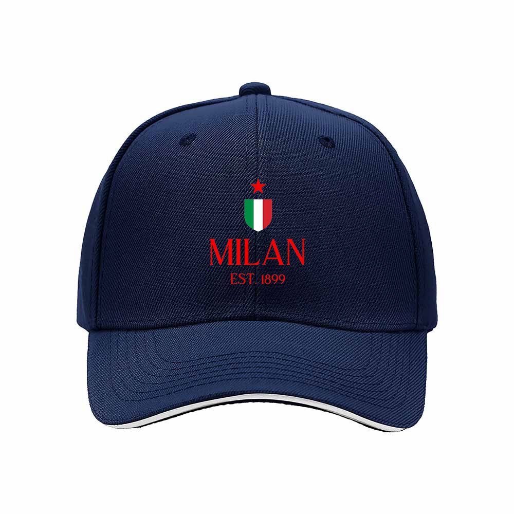 Milan Football Club Cap Men's Baseball Hat Gift for Fans - Image 2