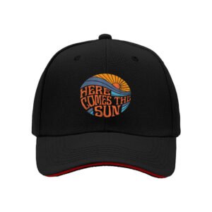 Here Comes The Sun Embroidered Baseball Cap Men Women Gift Summer Hat