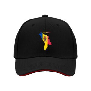 Moldova Map Flag Cap Men Women Baseball Hat Gift
