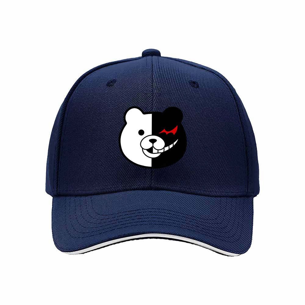 Monochrome Bear Face Baseball Cap for Men Women Gift Style - Image 2