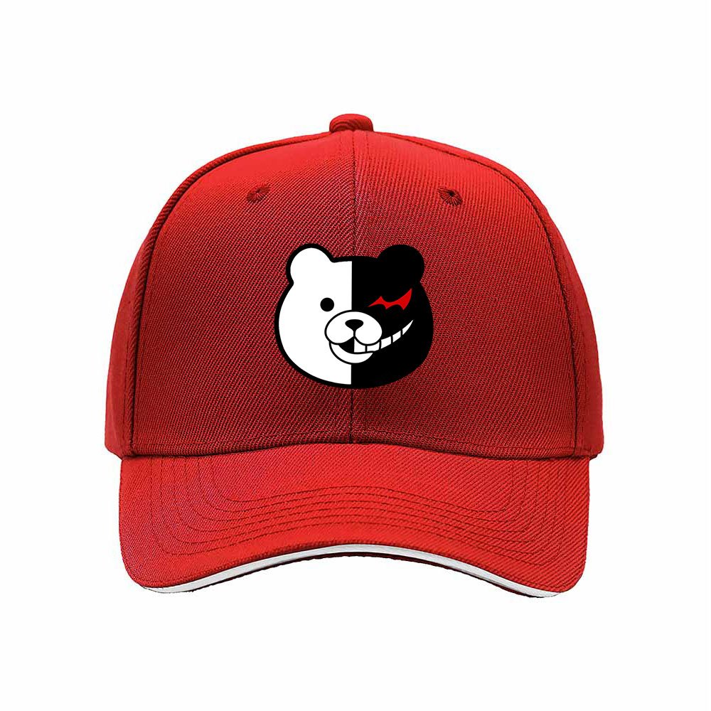 Monochrome Bear Face Baseball Cap for Men Women Gift Style - Image 6