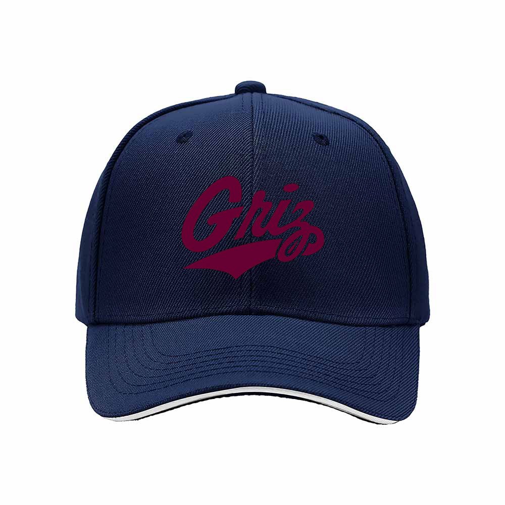 Griz Logo Baseball Cap Men's Women's Gift Sport Hat - Image 2