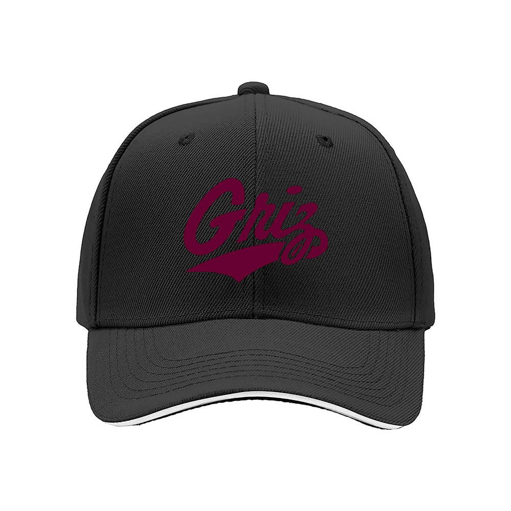 Griz Logo Baseball Cap Men's Women's Gift Sport Hat - Image 3