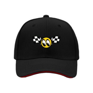 Checkered Flag Eyes Baseball Cap Men's Women's Gift Racing Theme Hat