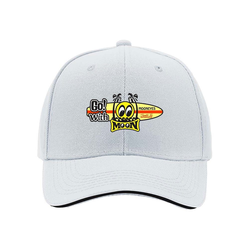 Go With Moon Baseball Cap Men's Women's Gift Hat - Image 5