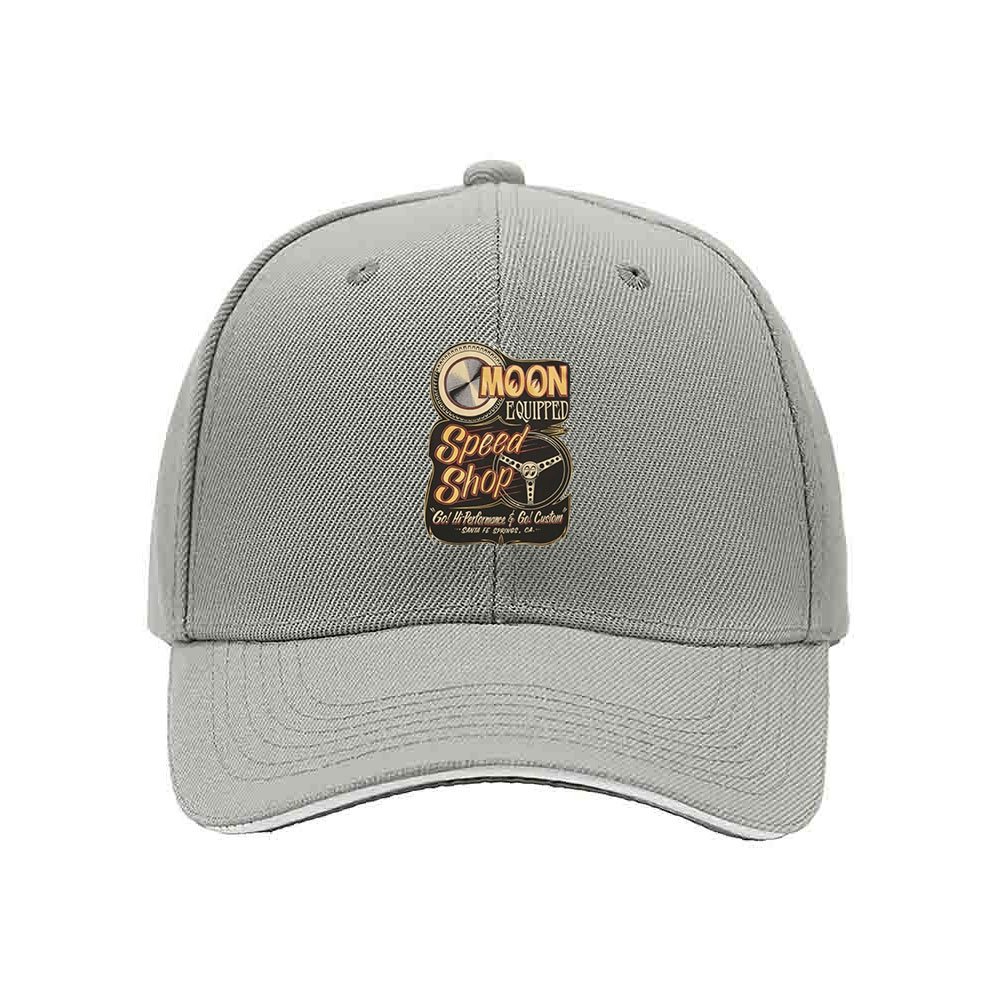 Moon Equipped Speed Shop Baseball Cap Men's Women's Gift Hat - Image 7