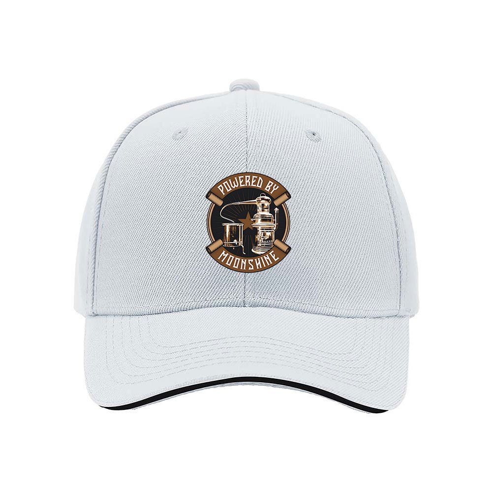 Powered by Moonshine Mens Baseball Cap Gift for Him - Image 5