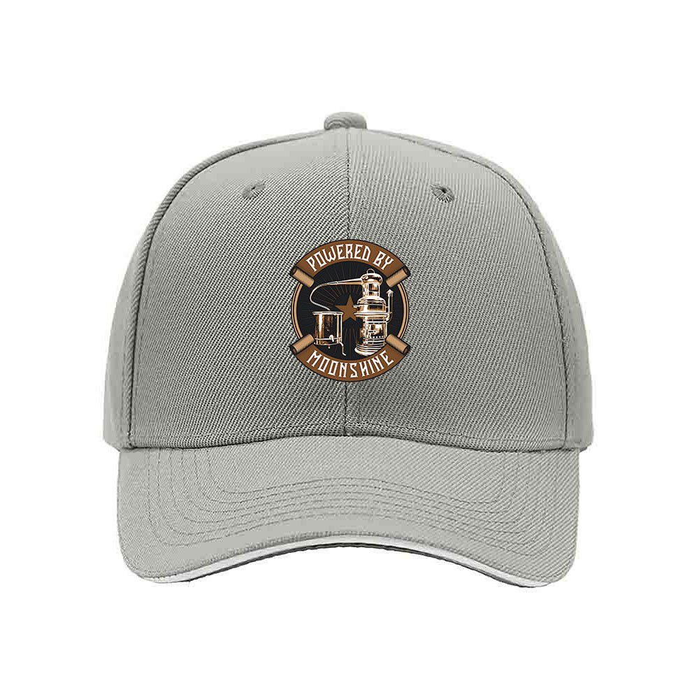 Powered by Moonshine Mens Baseball Cap Gift for Him - Image 7