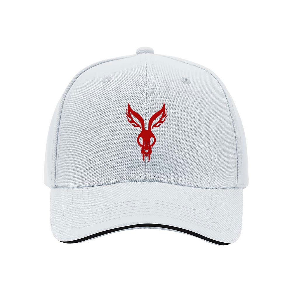 Red Devil Rabbit Skull Men's Baseball Cap Gift for Halloween - Image 5