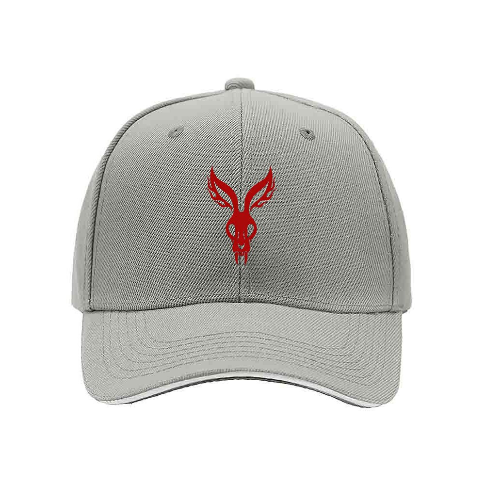 Red Devil Rabbit Skull Men's Baseball Cap Gift for Halloween - Image 7